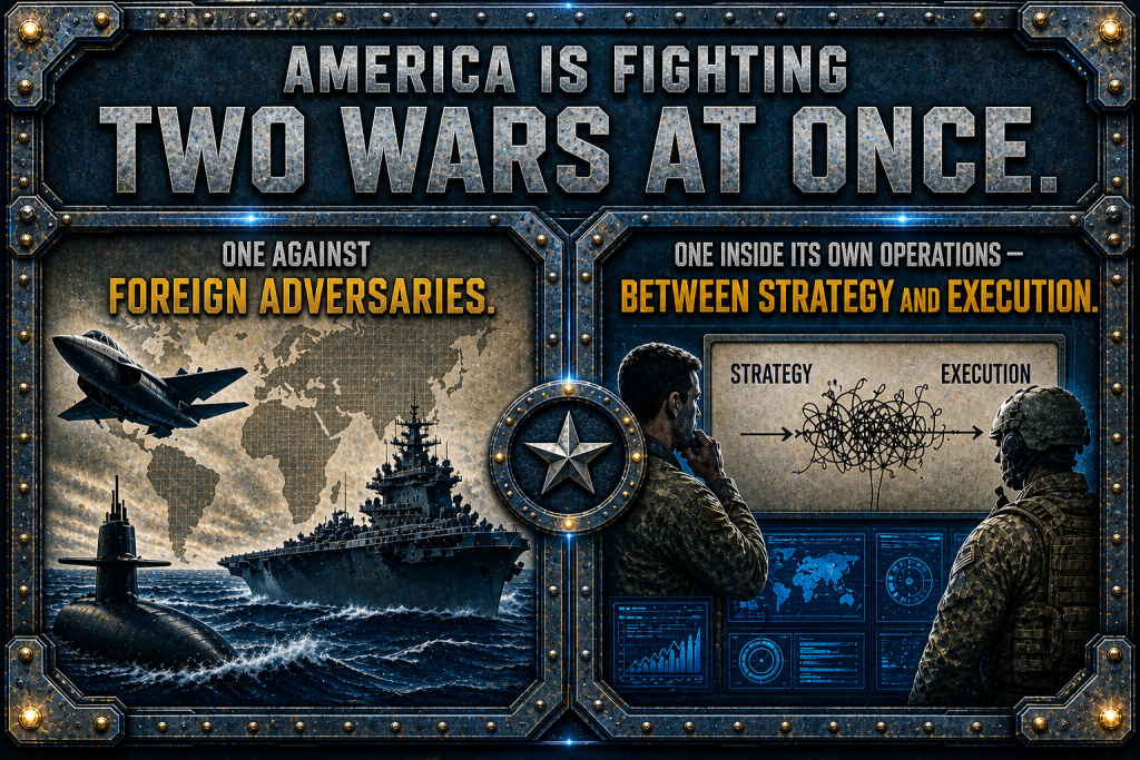 America is fighting 2 wars